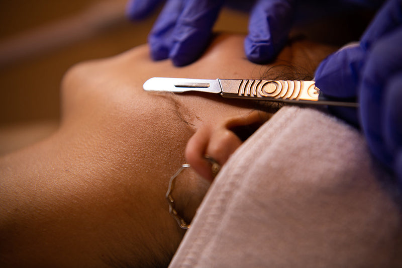 Dermaplaning and Facial